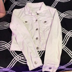 White denim jacket